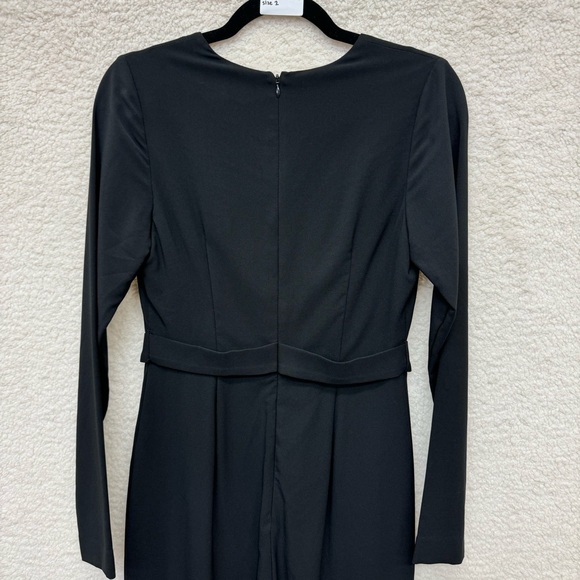 Size 2 - HUTCH - Deep V-neck Black Jumpsuit Rent the Runway RTR $264 msrp - Picture 9 of 11